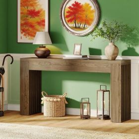 150 Cm Rustic Farmhouse  Dining Table with Legs in Brown Finish