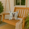 Belgian Malinois Coastal Sea Glass Throw Pillow Decorative Indoor Outdoor Accent Cushion for Couch, Bed or Patio, 14Hx14W