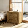 Large Nightstand 35.43" Wide Bedside Table with Drawers for Bedroom Furniture And Decor