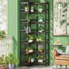 7-Story Industrial Corner Shelf with Metal Frame - Utilitarian Storage Rack for Home And Office Organization