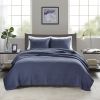 2 Piece Quilt Set Navy Twin/Twin XL