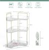 Corner bathroom counter storage rack 3-tier bathroom countertop storage rack cosmetic storage rack dressing table perfume tray