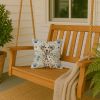 Liver Dalmatian Coastal Sea Glass Throw Pillow Decorative Indoor Outdoor Accent Cushion for Couch, Bed or Patio, 14Hx14W