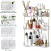 Corner bathroom counter storage rack 3-tier bathroom countertop storage rack cosmetic storage rack dressing table perfume tray