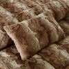 King 4PC Faux Fur Comforter Set