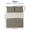 4pcs ultra-soft 85g brushed printed sheets and pillowcases, machine washable, suitable for all seasons