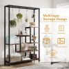 180cm Large Plant Stand for Bonsai And Flowers with 6 S-Hooks Garden Outdoor Metal Plant Stand
