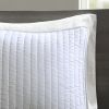 3 Piece Quilt Set White King/Cal King