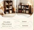 Modern 6-Cube Bookcase for Bedroom Living Room with Anti-Tipping Kits