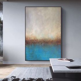 100% Hand Painted Abstract Oil Painting Wall Art Bright Color Style Picture Modern On Canvas Decor For Living Room No Frame (size: 100X150cm)