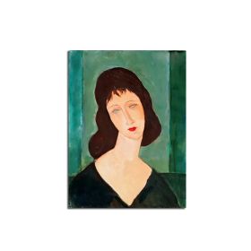 100% Hand Painted  Abstract Oil Painting Wall Art  Minimalist Retro Woman Picture Canvas Home Decor For Living Room Bedroom No Frame (size: 90X120cm)
