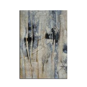 Neutral Color Modern Artwork Large Abstract Oil Painting On Canvas Office Living Room Contemporary Textured White Wall Art No Frame (size: 90X120cm)