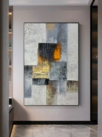 Colorful Geometric Abstract Painting Modern Canvas Poster Print Minimalist Wall Art Pictures For Living Room Aisle Studio Decor (size: 100X150cm)