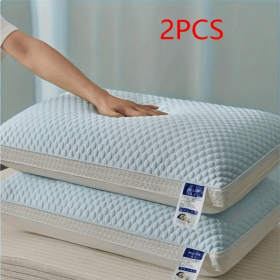 Cooling Breathable Tofu Pillows (Color: Deep Blue)