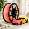PETG filament, rainbow filament, 1.75mm filament, 3D printer filament, multicolor filament, gradient filament, PETG 1kg, glossy filament