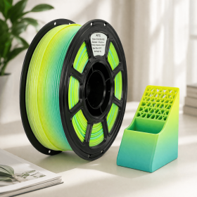 PETG filament, rainbow filament, 1.75mm filament, 3D printer filament, multicolor filament, gradient filament, PETG 1kg, glossy filament (Color: Rainbow 1)