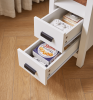 End Table with Charging Station,Side Tables with USB Ports & Outlets,Side Table with 2 Drawers, Small Wood Bedside Table, Small Rustic Side Table