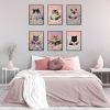 6 Piece Vintage Reading Quote Wall Art Prints, Retro Book Lover Canvas Posters with Inspirational Library Quotes