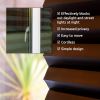 Portable blind full-shading curtain self-adhesive pleated blind non-perforated adhesive roller blinds.