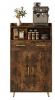 Freestanding Bathroom Storage Cabinet with 2 Drawers And 2 Doors Floor Cabinet for Bathrooms