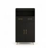Freestanding Bathroom Storage Cabinet with 2 Drawers And 2 Doors Floor Cabinet for Bathrooms