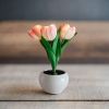 Tulip Lamp - LED Replica Tulip Table Lamp with Flower Vase for Desktop Decoration. Suitable for home, living room, desktop decoration, holiday gifts