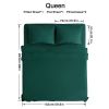 4pcs ultra-soft 85g sheet and pillowcase set, soft solid color, machine washable, suitable for all seasons, Christmas comfortable bedding set