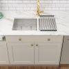 Lordear Undermount Kitchen Sink Double Bowl 18 Gauge Gunmetal Black Stainless Steel Sink