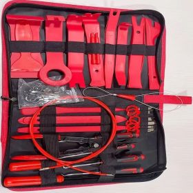 Car Interior Removal Tools Trim Pry Removal Tools Car Removal Tool Kits Door Panel Radio Stereo Audio Dashboard Terminal Repair Kits. Pry Tools, (Option: 42pcred)